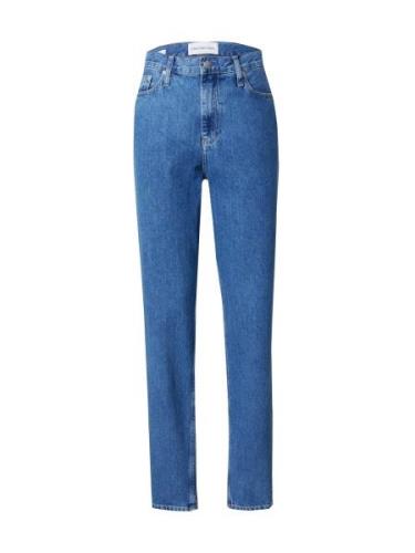 Calvin Klein Jeans Farkut 'MOM Jeans'  sininen denim