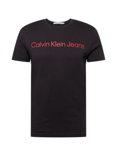 Calvin Klein Jeans Paita  punainen / musta