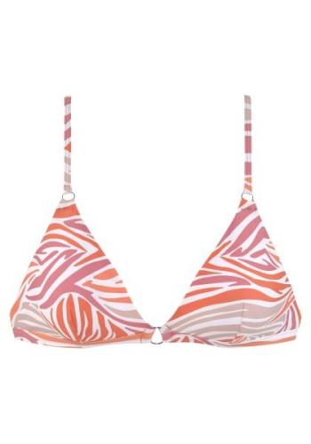 SUNSEEKER Bikinitoppi  oranssi / vaaleanpunainen / valkoinen