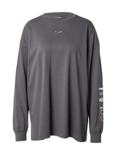 Nike Sportswear Paita 'SWOOSH'  antrasiitti / musta / valkoinen