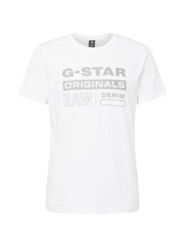 G-Star RAW Paita  harmaa / valkoinen
