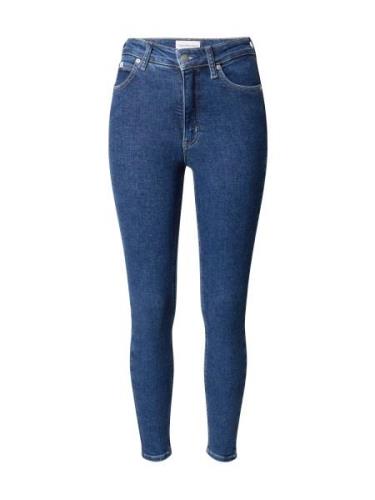 Calvin Klein Jeans Farkut 'HIGH RISE SUPER SKINNY ANKLE'  sininen