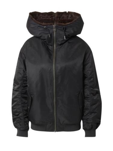 LEVI'S ® Välikausitakki 'Oversized Hooded Jacket'  musta