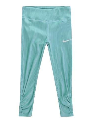 Nike Sportswear Leggingsit  sinivihreä / vaaleansininen / valkoinen