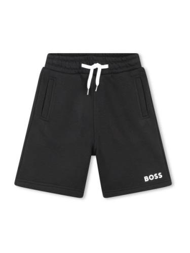 BOSS Kidswear Housut  musta / valkoinen