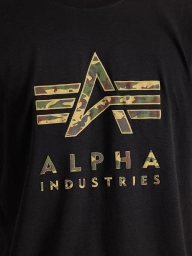 ALPHA INDUSTRIES Paita 'Camo PP T'  ruskea / khaki / meleerattu vihreä...