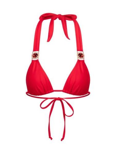 Moda Minx Bikinitoppi 'Amour'  kulta / punainen / hopea