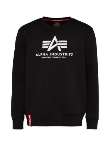 ALPHA INDUSTRIES Collegepaita  musta / valkoinen