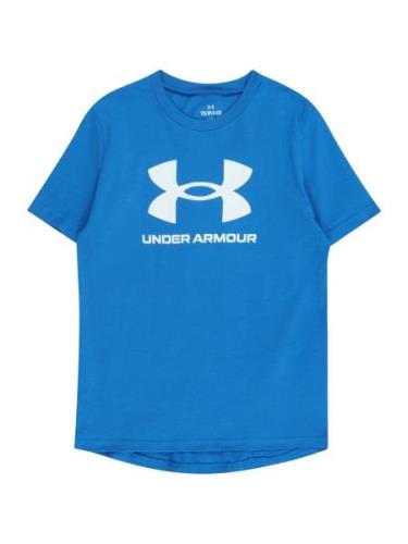 UNDER ARMOUR Toiminnallinen paita  sininen / valkoinen