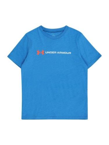 UNDER ARMOUR Toiminnallinen paita  sininen / oranssi / valkoinen