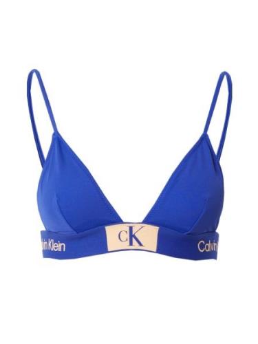 Calvin Klein Swimwear Bikinitoppi  ecru / kuninkaallisen sininen