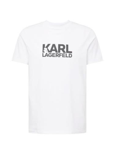 Karl Lagerfeld Paita  tummanharmaa / valkoinen