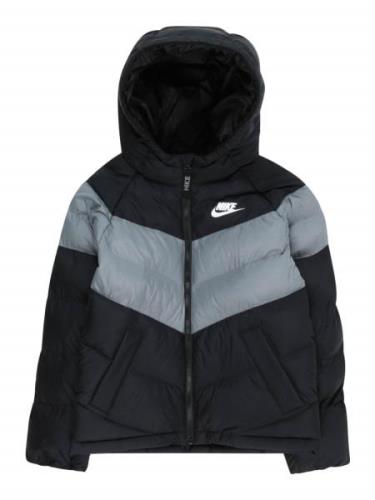 Nike Sportswear Talvitakki  harmaa / musta