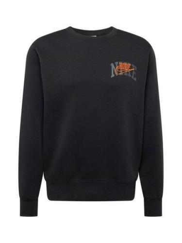 Nike Sportswear Collegepaita 'CLUB BB ARCH GX'  harmaa / oranssi / mus...