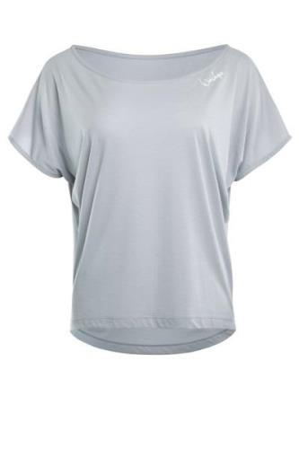 Winshape Toiminnallinen paita 'MCT002'  vaaleanharmaa / valkoinen