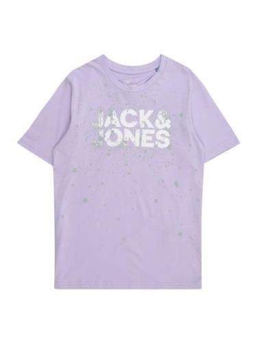 Jack & Jones Junior Paita 'SPLASH'  pastellinvihreä / laventeli / valk...