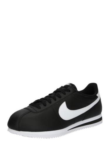 Nike Sportswear Matalavartiset tennarit 'Cortez'  musta / valkoinen