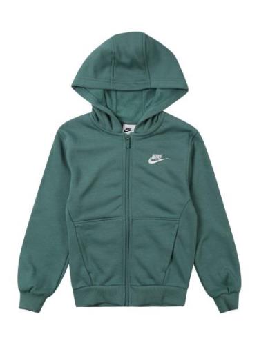 Nike Sportswear Collegetakki 'CLUB'  smaragdi / valkoinen