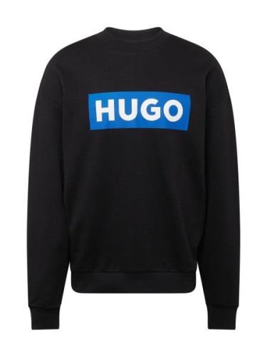 HUGO Collegepaita 'Niero'  taivaansininen / musta / valkoinen