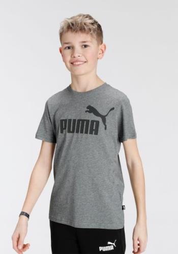 PUMA Paita 'Essentials'  meleerattu harmaa / musta