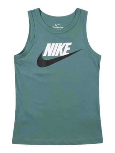 Nike Sportswear Paita 'ESSNTL HBR'  smaragdi / musta / valkoinen