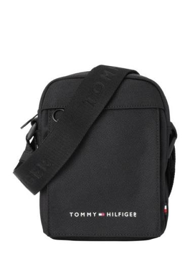 TOMMY HILFIGER Olkalaukku 'Element'  musta / valkoinen