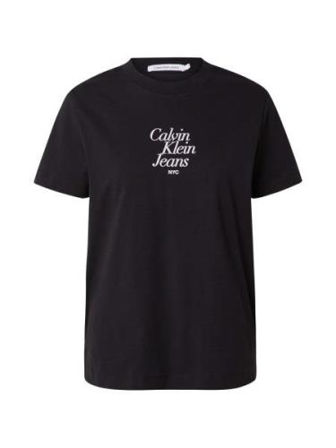 Calvin Klein Jeans Paita  beige / musta