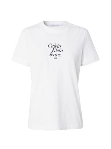 Calvin Klein Jeans Paita  musta / valkoinen