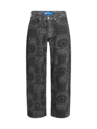 KARL LAGERFELD JEANS Farkut  musta / valkoinen