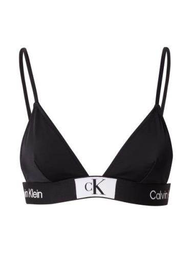 Calvin Klein Swimwear Bikinitoppi  musta / valkoinen