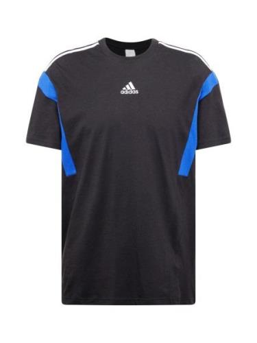 ADIDAS SPORTSWEAR Toiminnallinen paita  sininen / musta / valkoinen
