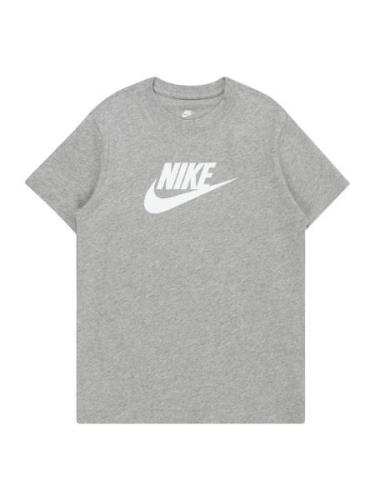 Nike Sportswear Paita 'FUTURA'  meleerattu harmaa / valkoinen