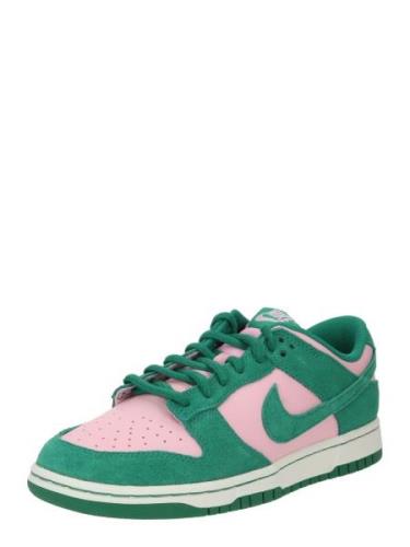 Nike Sportswear Matalavartiset tennarit 'Dunk'  vihreä / vaalea pinkki
