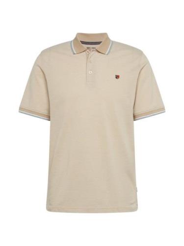 JACK & JONES Paita 'Bluwin'  beige / khaki / punainen / valkoinen