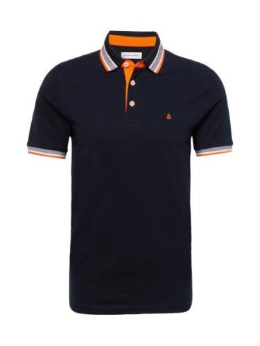 JACK & JONES Paita 'Paulos'  yönsininen / oranssi / valkoinen