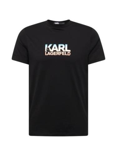 Karl Lagerfeld Paita  neonsininen / oranssi / musta / valkoinen