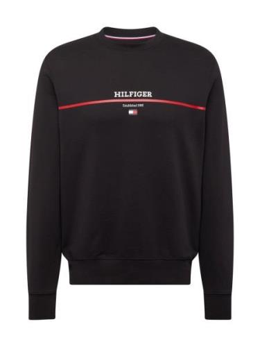 TOMMY HILFIGER Collegepaita  punainen / musta / valkoinen