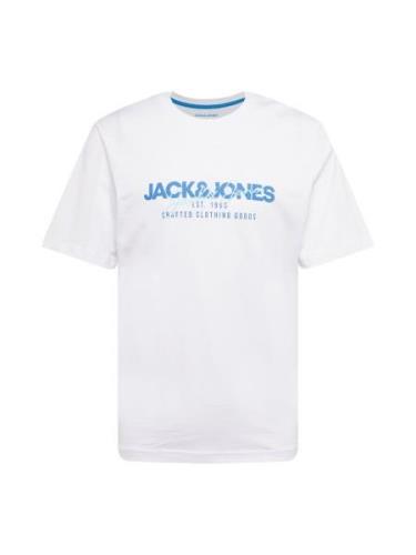 JACK & JONES Paita 'JJALVIS'  sininen / vaaleansininen / valkoinen