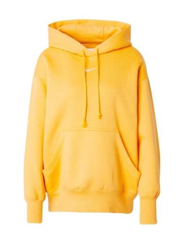 Nike Sportswear Collegepaita 'Phoenix Fleece'  keltainen / valkoinen