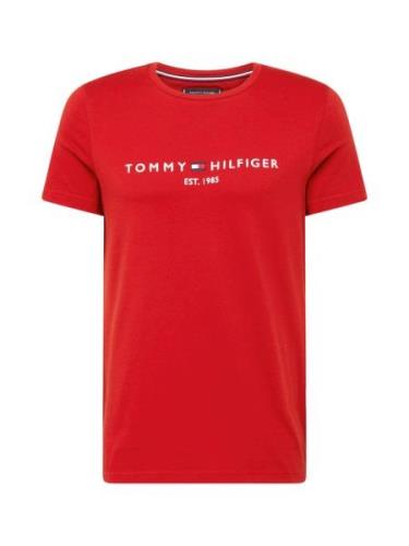 TOMMY HILFIGER Paita  laivastonsininen / punainen / valkoinen