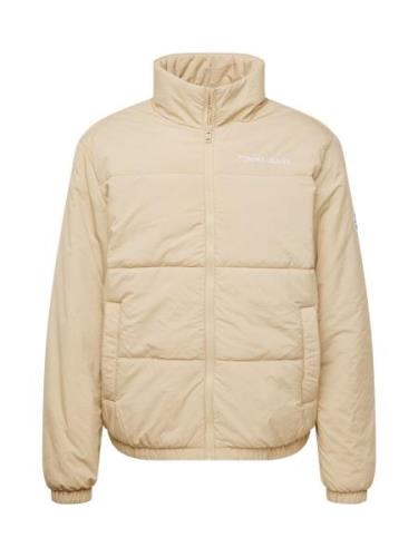 Tommy Jeans Välikausitakki 'ESSENTIAL'  beige / laivastonsininen / pun...