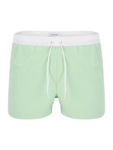 Calvin Klein Swimwear Uimashortsit  pastellinvihreä / valkoinen