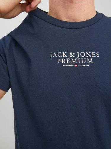 JACK & JONES Paita 'JPRArchie'  laivastonsininen / valkoinen