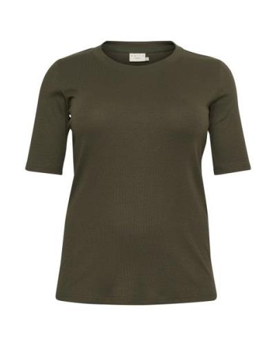 KAFFE CURVE Paita 'Carina'  khaki