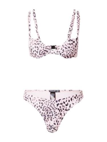 Nasty Gal Bikini  roosa / musta