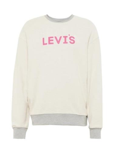 LEVI'S ® Collegepaita 'Relaxd Graphic Crew'  kerma / meleerattu harmaa...