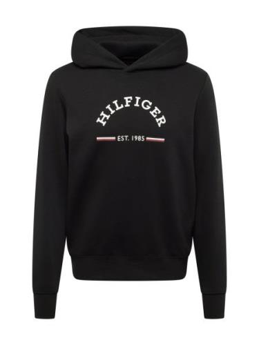 TOMMY HILFIGER Collegepaita  musta / valkoinen