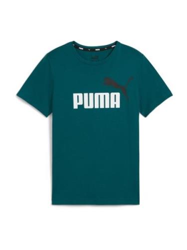 PUMA Paita 'ESS+'  smaragdi / musta / valkoinen