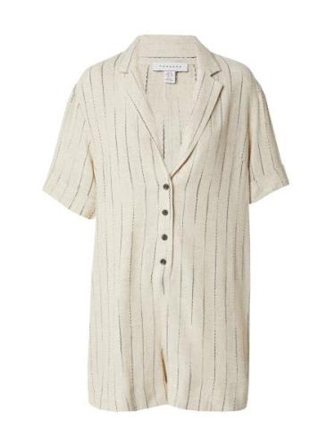 TOPSHOP Haalari  beige / musta