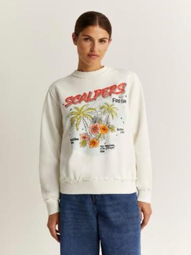 Scalpers Collegepaita 'New Kiss'  monivärinen / offwhite